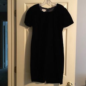 Black velvet A-like Talbots dress. Size 8